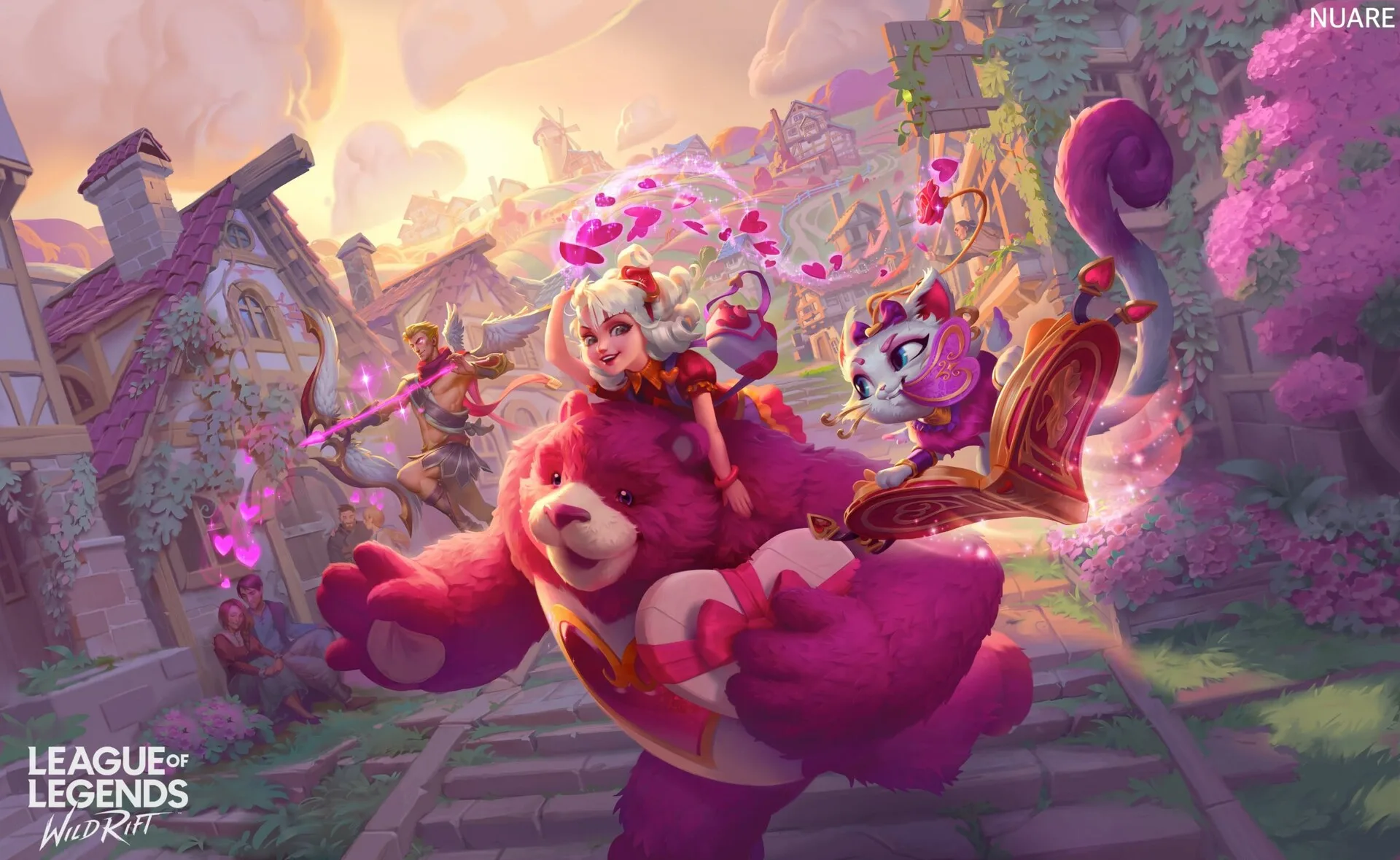 Schéma de préparation macro autour du premier drake sur Wild Rift