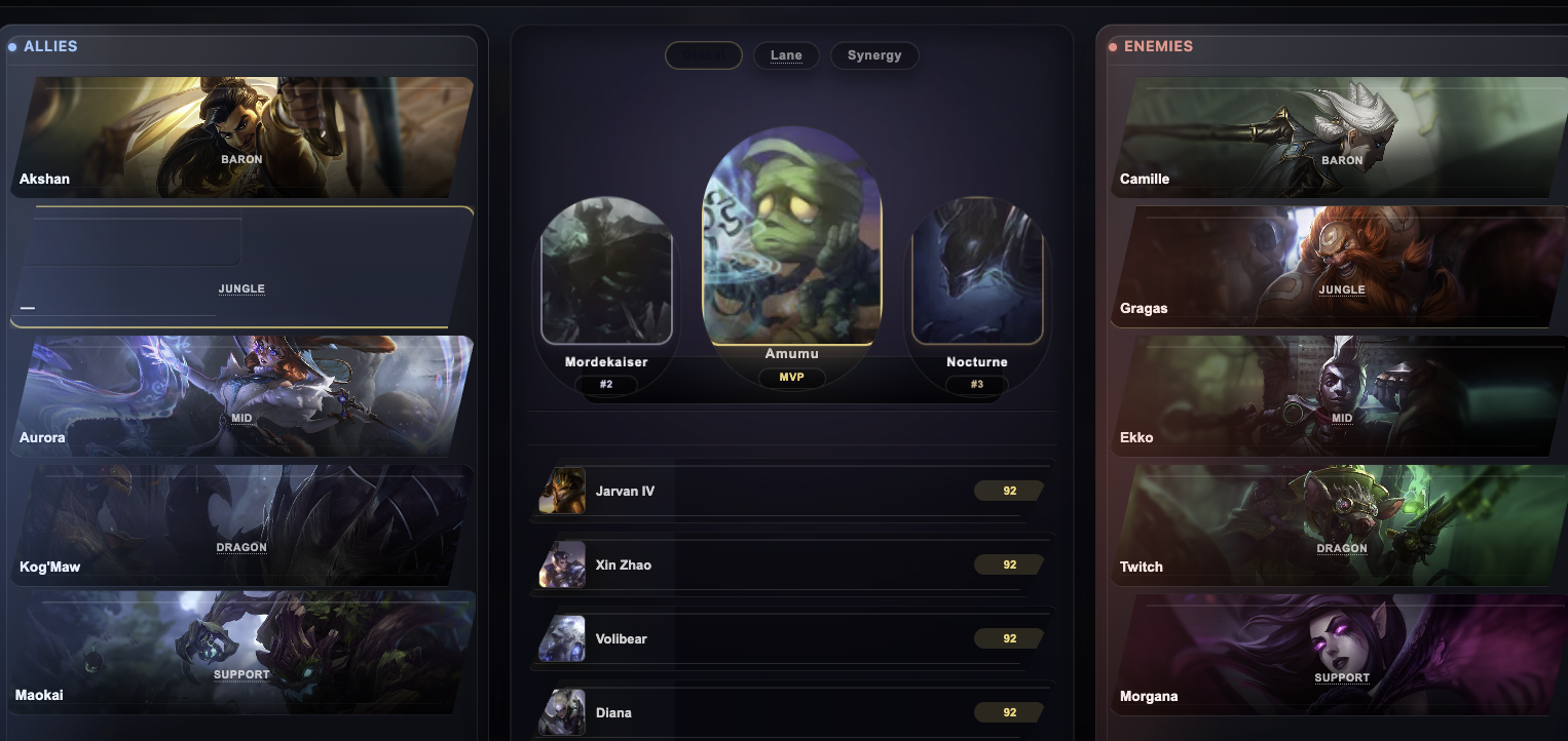 Draft tool — constructeur de composition